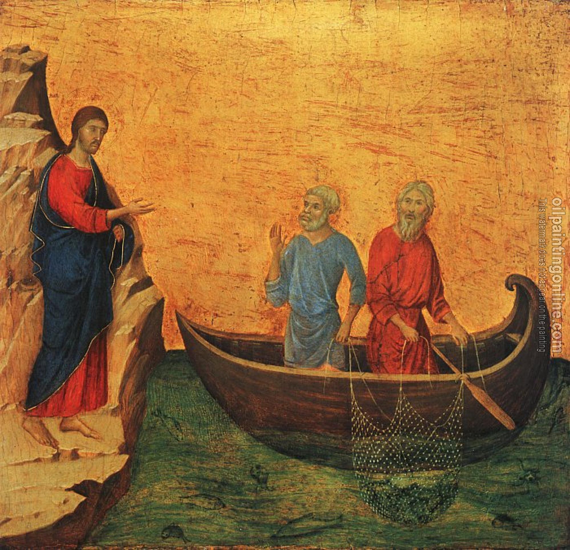 Buoninsegna, Duccio di - The Calling of the Apostles Peter and Andrew